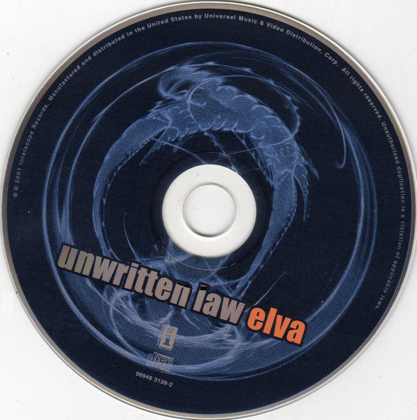 Unwritten Law : Elva (CD, Album)
