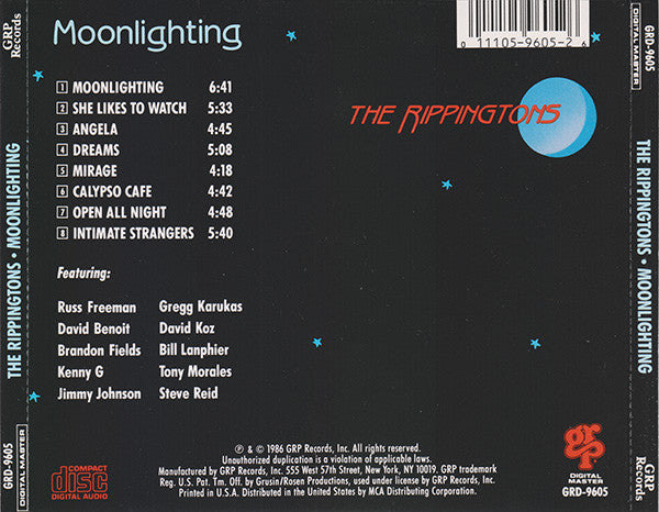 The Rippingtons - Moonlighting (CD) (VG+) - Endless Media