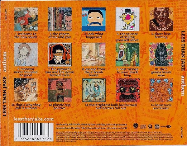 Less Than Jake : Anthem (CD, Album, Enh, RP)