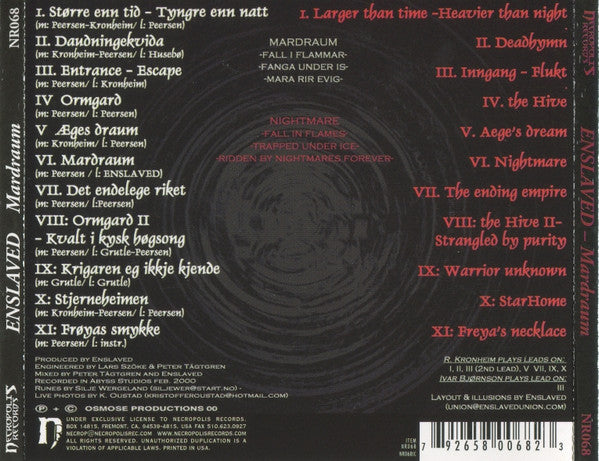 Enslaved : Mardraum -Beyond The Within- (CD, Album)