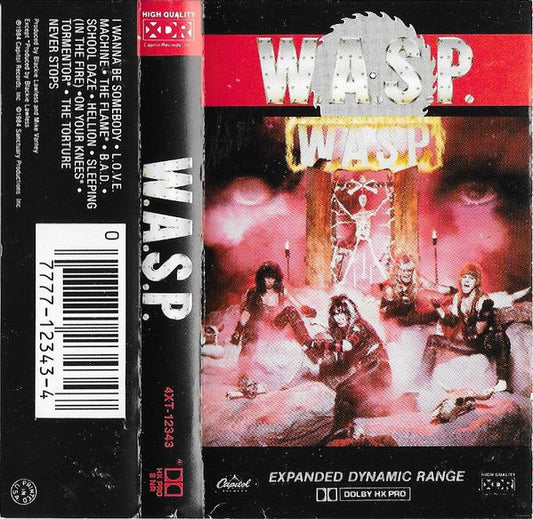 W.A.S.P. : W.A.S.P. (Cass, Album, RE, Cle)