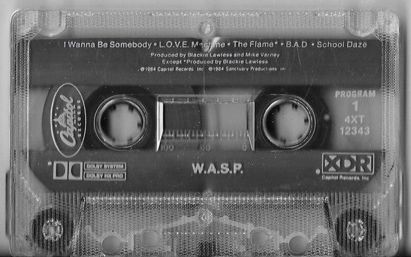 W.A.S.P. : W.A.S.P. (Cass, Album, RE, Cle)