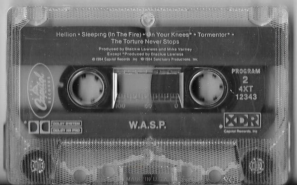 W.A.S.P. : W.A.S.P. (Cass, Album, RE, Cle)