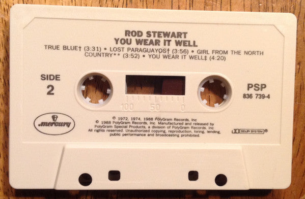 Rod Stewart : You Wear It Well (Cass, Comp)
