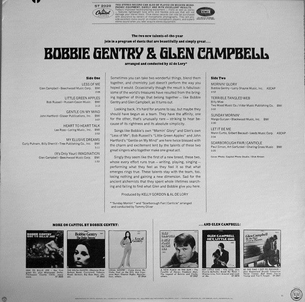 Bobbie Gentry And Glen Campbell - Bobbie Gentry And Glen Campbell (LP) (G+) - Endless Media