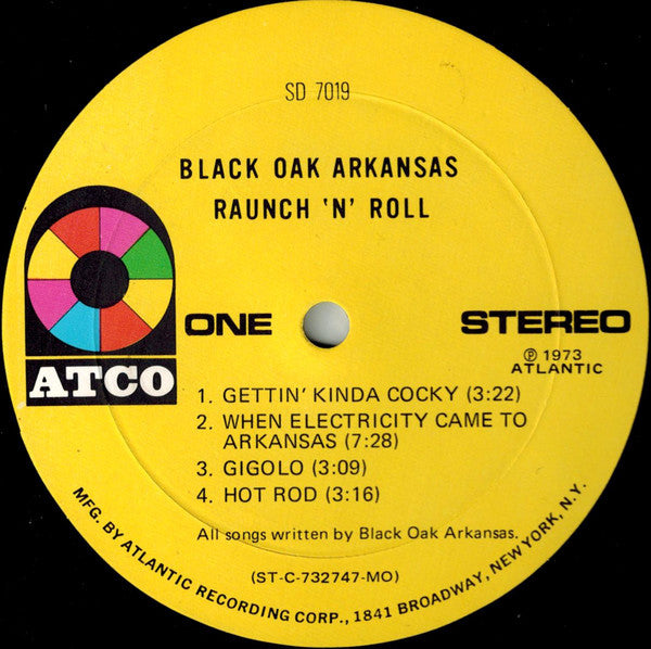 Black Oak Arkansas : Raunch 'N' Roll Live (LP, Album, Mon)