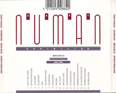 Gary Numan : Exhibition (2xCD, Comp)