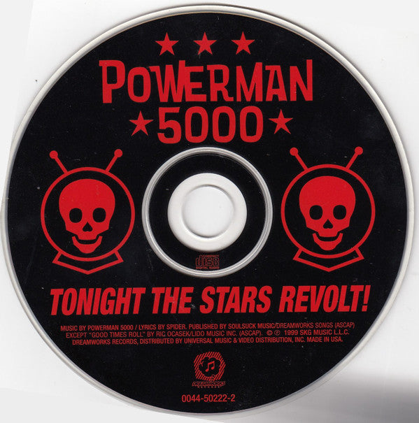 Powerman 5000 : Tonight The Stars Revolt! (CD, Album)