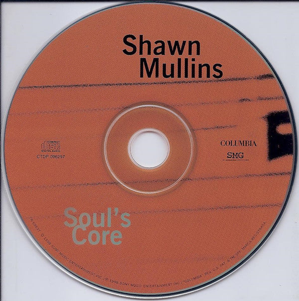 Shawn Mullins : Soul's Core (CD, Album, Club)