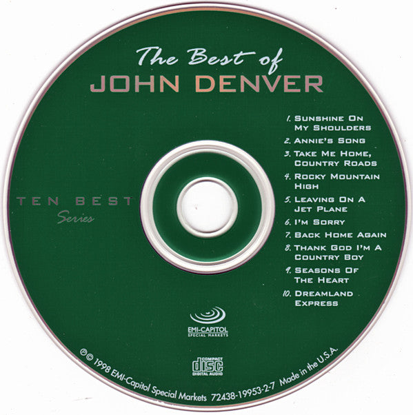 John Denver : The Best Of John Denver (CD, Comp)