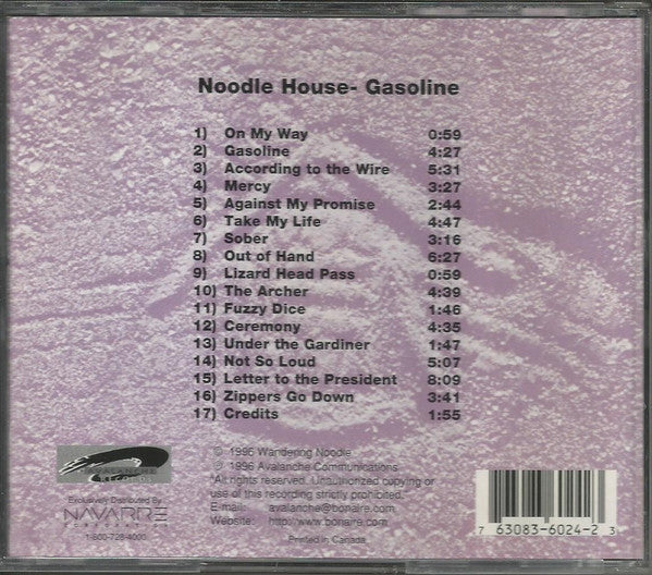 Noodle House : Gasoline (CD, Album)