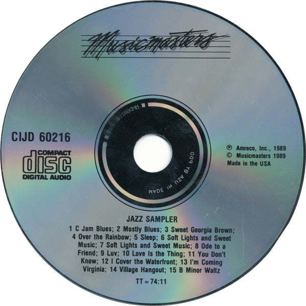Various : Jazz Sampler (CD, Smplr)