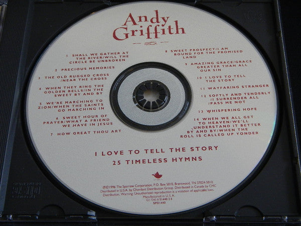 Andy Griffith : I Love To Tell The Story (25 Timeless Hymns) (CD)