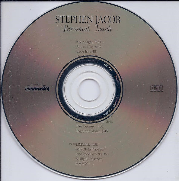 Stephen Jacob : Personal Touch (CD, Album)