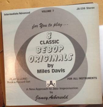 Jamey Aebersold - 8 Classic Bebop Originals (LP) (G+) - Endless Media