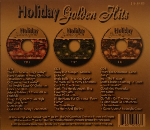 Various : Holiday Golden Hits (3xCD, Album, Comp)