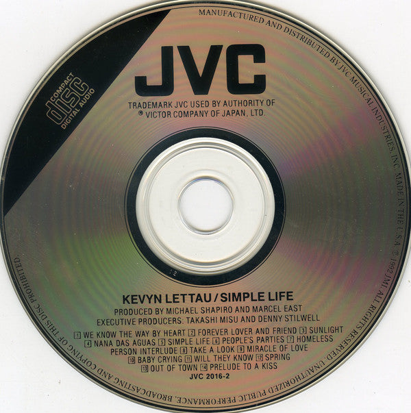 Kevyn Lettau : Simple Life (CD, Album)