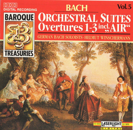 Johann Sebastian Bach / Deutsche Bachsolisten / Helmut Winschermann : Orchestral Suites 1-3 (CD, Comp)
