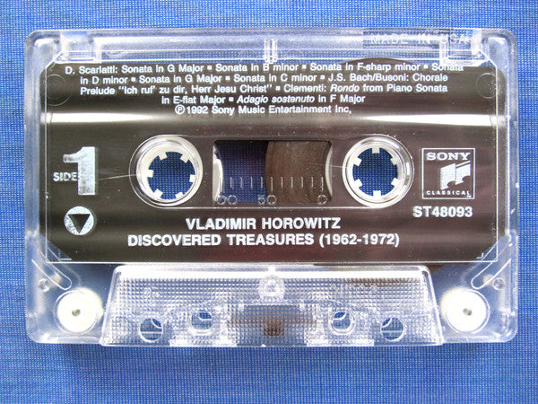 Vladimir Horowitz : Discovered Treasures (Cass, Album)