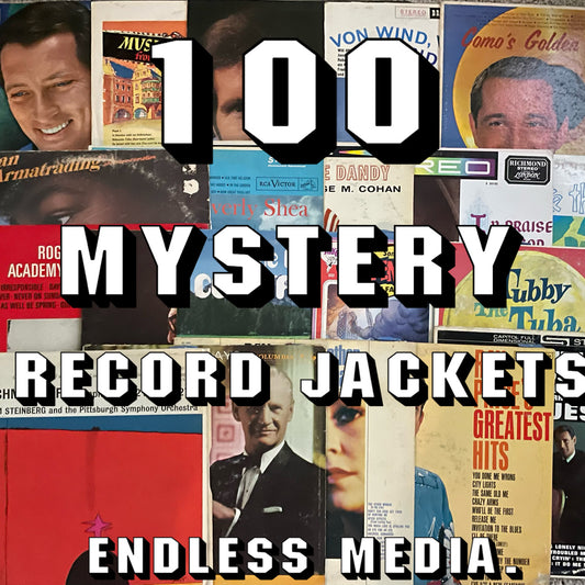 100 Random Mystery 12" Vinyl Record Jacket / Cover Album EP LP For Arts Crafts Decoration - Endless Media