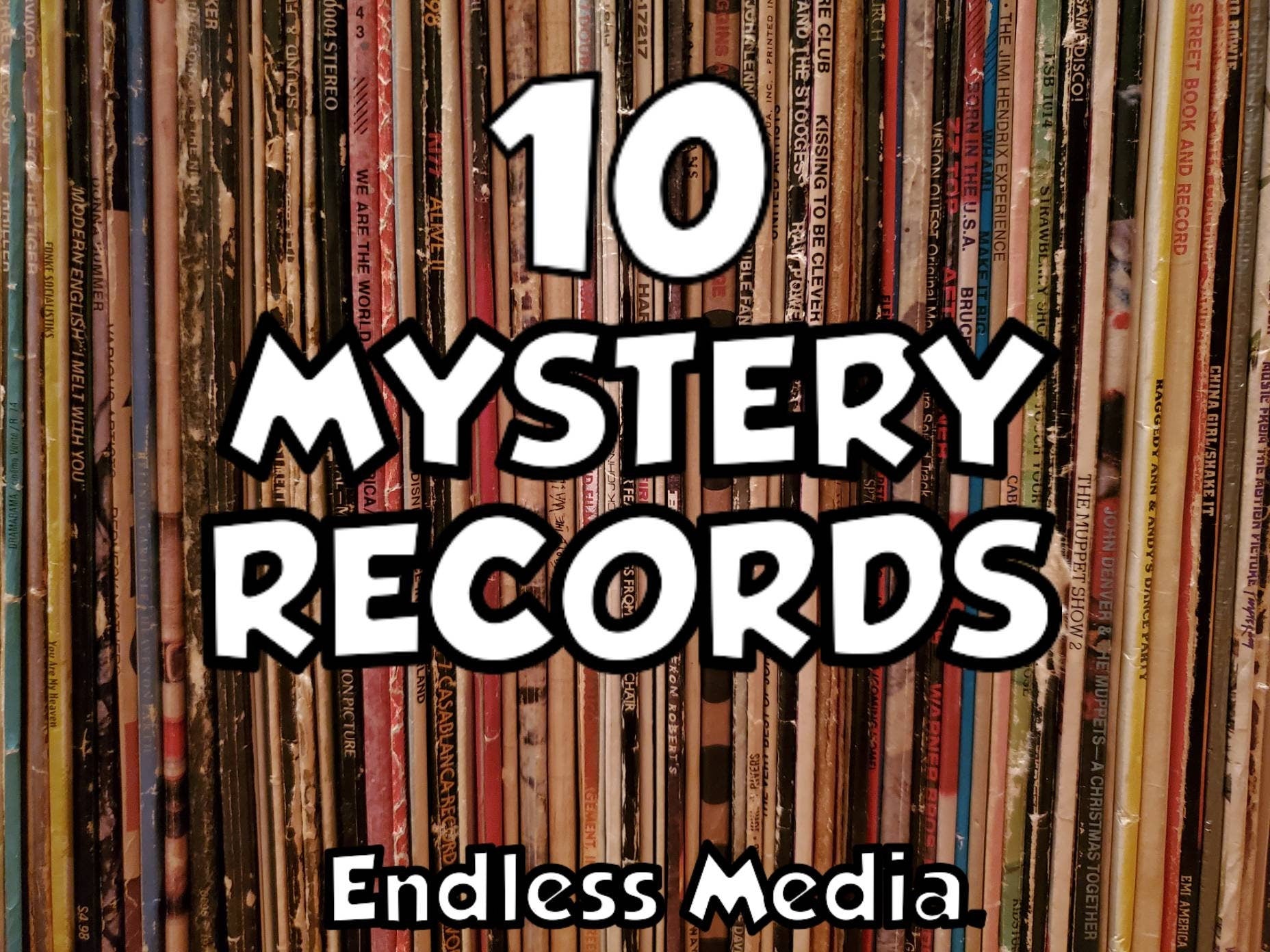 10 Random Mystery Rock 12" Vinyl Record Album EP LP Bundle Lot Box Grab Bag Surprise - Endless Media