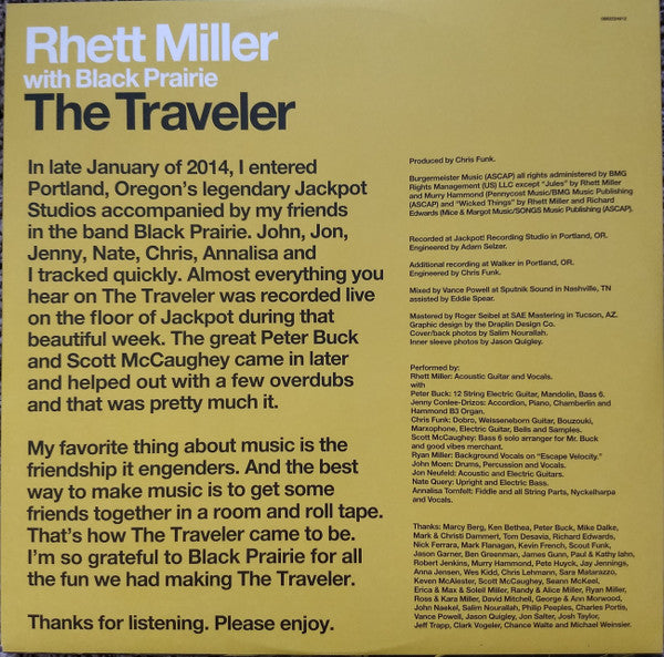 Rhett Miller : The Traveler (LP, Album)