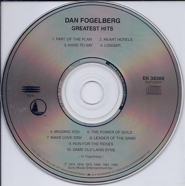 Dan Fogelberg : Greatest Hits (CD, Comp, RE)