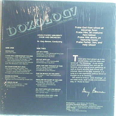 Azusa Pacific University Choir And Azusa Pacific University Orchestra : Doxology  (LP, Album)