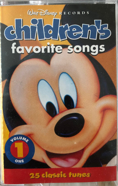 Larry Groce And The Disneyland Children's Sing-Along Chorus : Children's Favorite Songs Volume One (Cass, Album, RE)