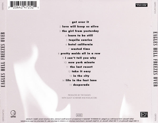Eagles : Hell Freezes Over (CD, Album, RE)