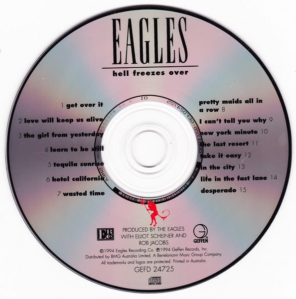 Eagles : Hell Freezes Over (CD, Album, RE)