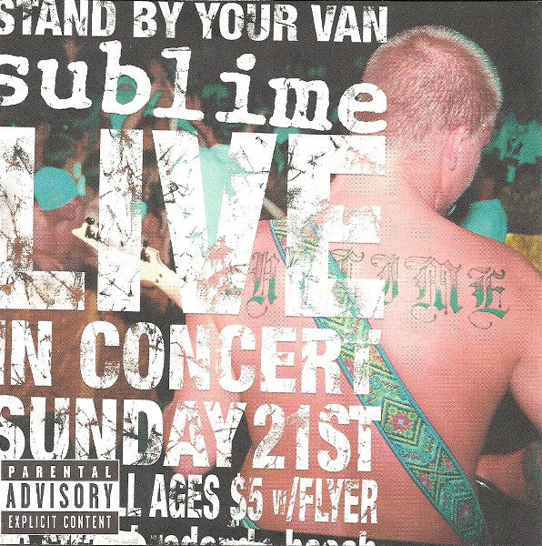 Sublime (2) : Stand By Your Van (Live) (CD, Album)
