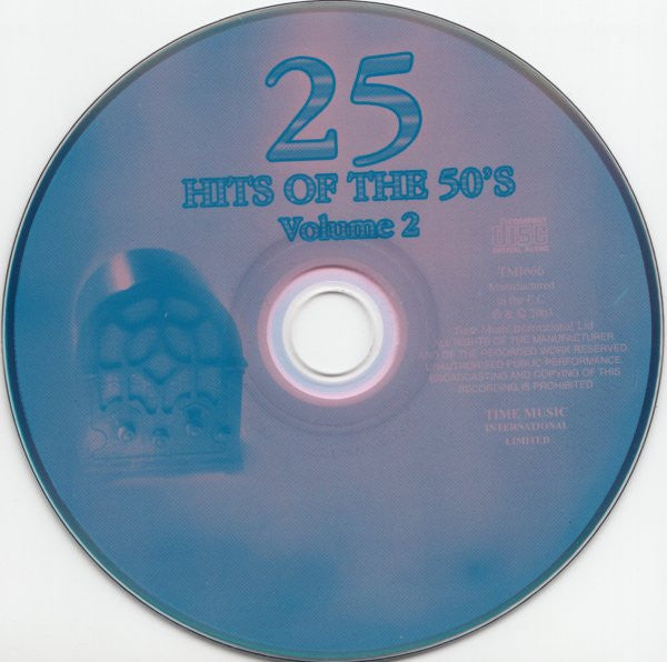 Various : 25 Hits Of The 50's Volume 2 (CD, Comp)