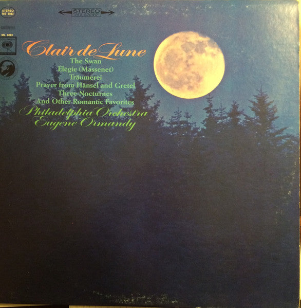 The Philadelphia Orchestra, Eugene Ormandy : Clair De Lune (LP, Album, Pit)