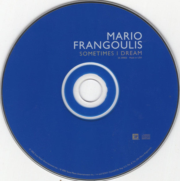 Mario Frangoulis : Sometimes I Dream (CD, Album, Enh)