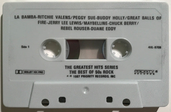 Various : The Best Of 50s Rock (Original Master Recordings) (Cass, Comp, Dol)