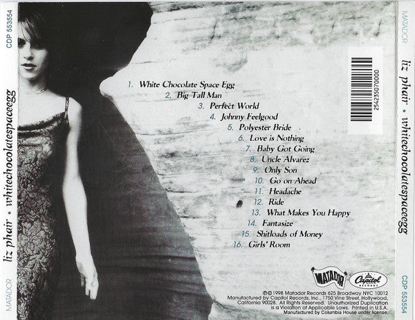 Liz Phair : Whitechocolatespaceegg (CD, Album, Club)