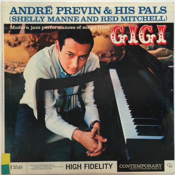 André Previn & His Pals : Modern Jazz Performances Of Songs From Gigi (LP, Album, Mono)