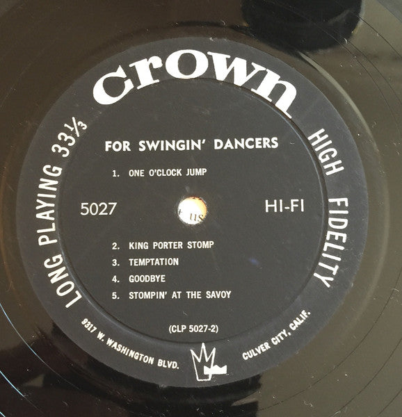 Unknown Artist : For Swingin' Dancers (LP, Album)