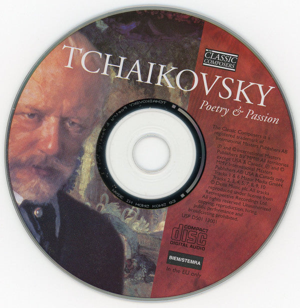 Pyotr Ilyich Tchaikovsky : Poetry & Passion (CD, Comp, Har)