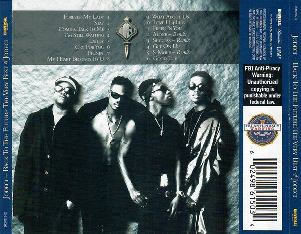 Jodeci : Back To The Future ~ The Very Best Of Jodeci (CD, Comp, RM)