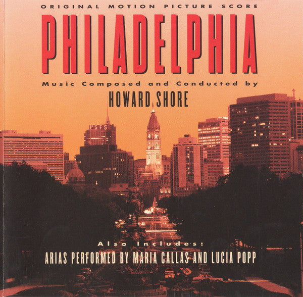 Howard Shore : Philadelphia (Original Motion Picture Score) (CD, Album)