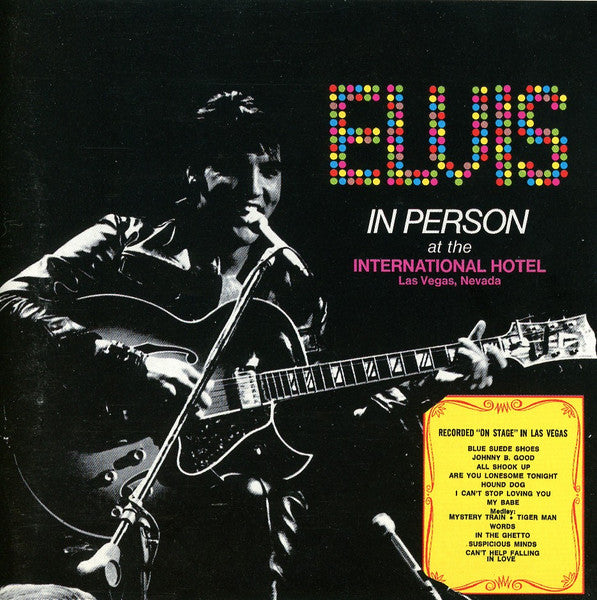 Elvis Presley : Elvis In Person At The International Hotel, Las Vegas, Nevada   (CD, Album)