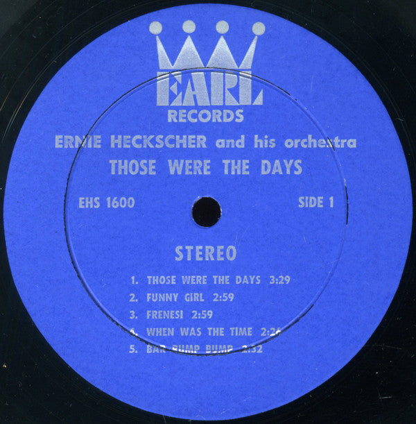 Ernie Heckscher : Those Were The Days (LP, Album)