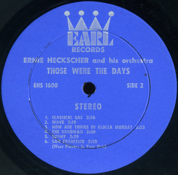 Ernie Heckscher : Those Were The Days (LP, Album)