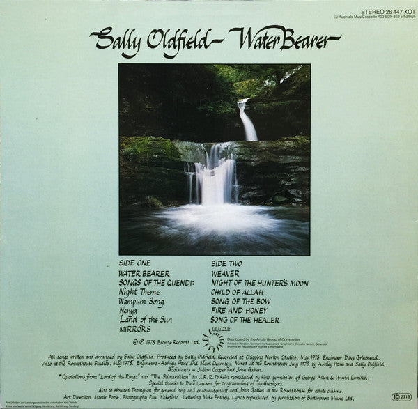 Sally Oldfield : Water Bearer (LP, Album)