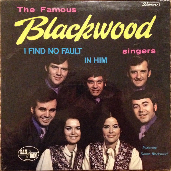 The Blackwood Singers Featuring Donna Blackwood : I Find No Fault In Him (LP)