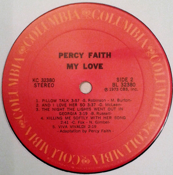 Percy Faith : My Love (LP, Album)