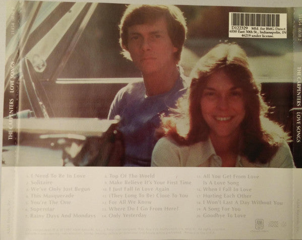 Carpenters : Love Songs (CD, Comp, Club)