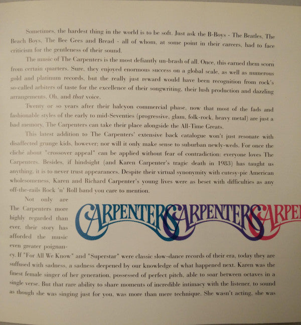 Carpenters : Love Songs (CD, Comp, Club)